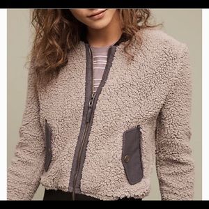 Marrakech Anthropologie Teddy Jacket Bomber